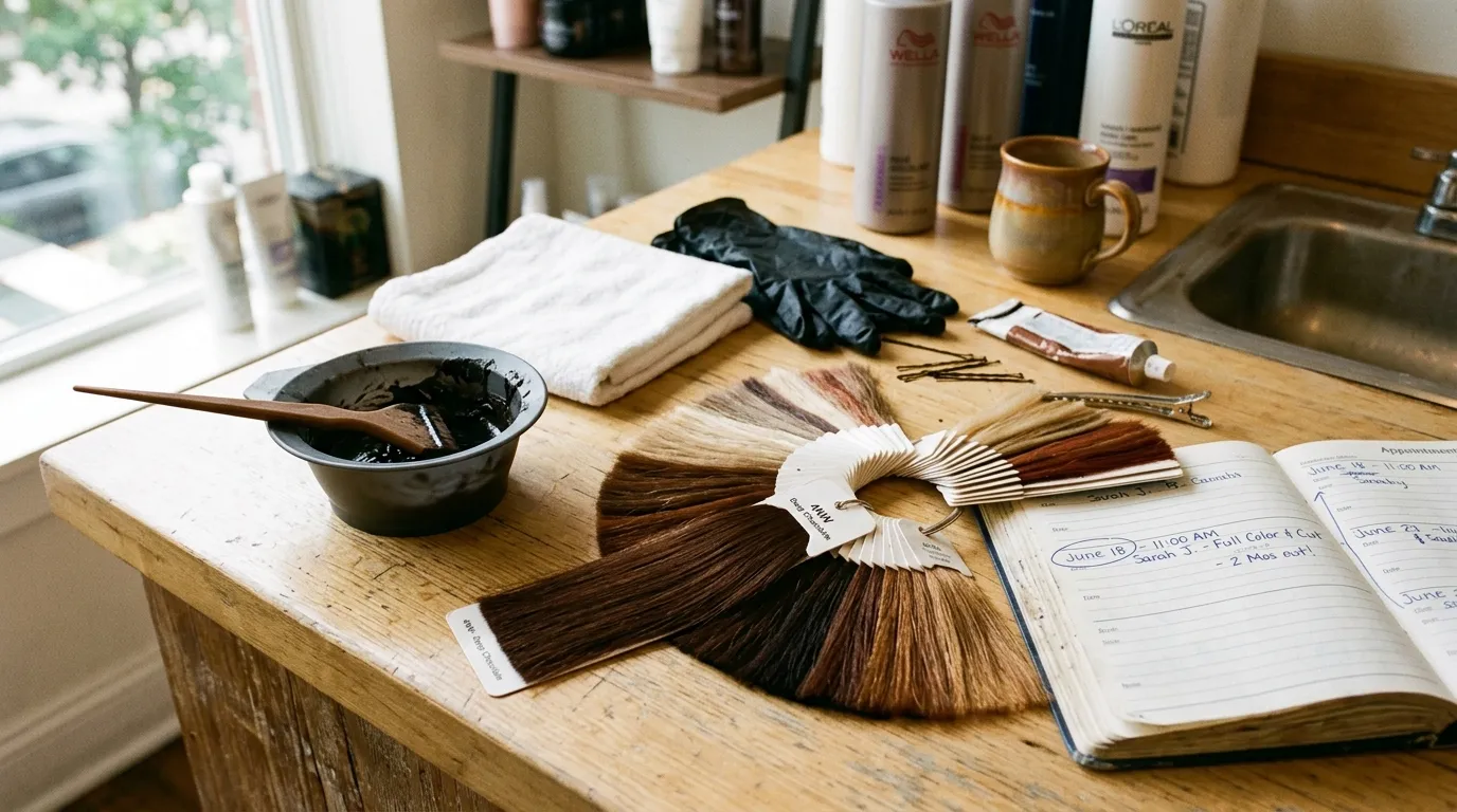 Low Maintenance Fall Hair Color for Busy Moms